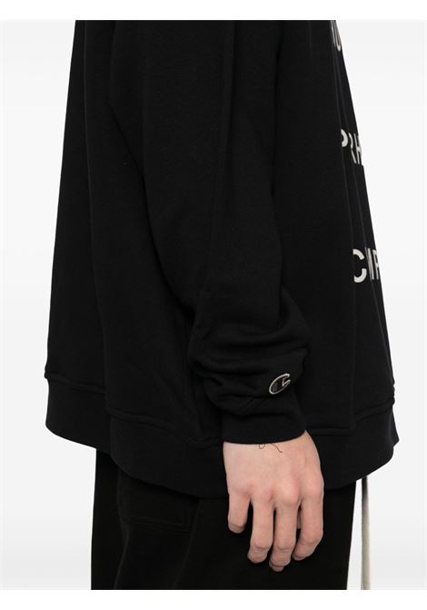 Black jumbo sweatshirt Rick Owes x Champion - unisex RICK OWENS X CHAMPION | CM01E1669CHFE09